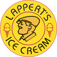 Lapperts Ice Cream logo at Coffee Importers in Dana Point California